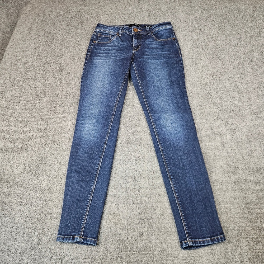 1822 Denim Adriaina Skinny Jeans Womens 4 Dark Wash Stretch Denim Blue Pants
